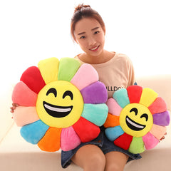 Flower Emoji Pillow