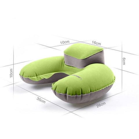 Portable PVC Flocking Neck Pillow