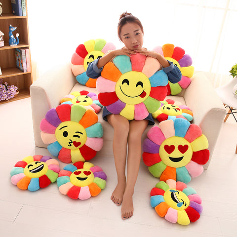 Flower Emoji Pillow
