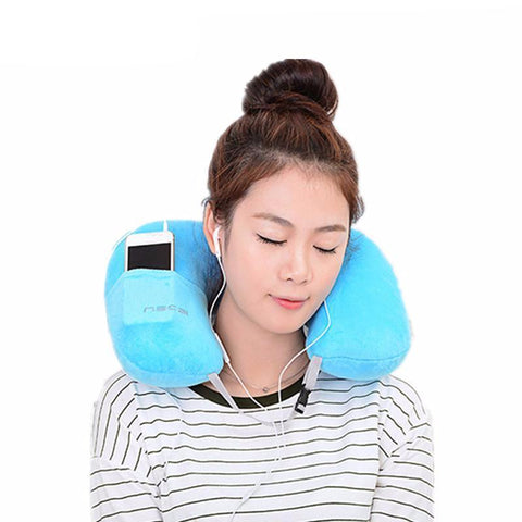 U-Shape Inflatable Neck Pillow