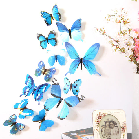 3D Butterfly Wall Decal