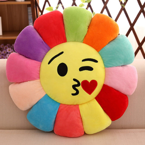 Flower Emoji Pillow