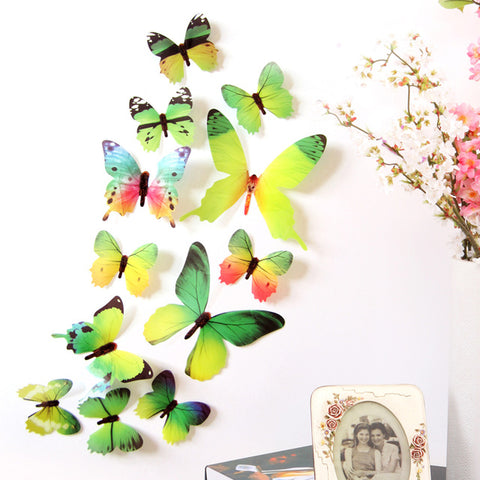 3D Butterfly Wall Decal