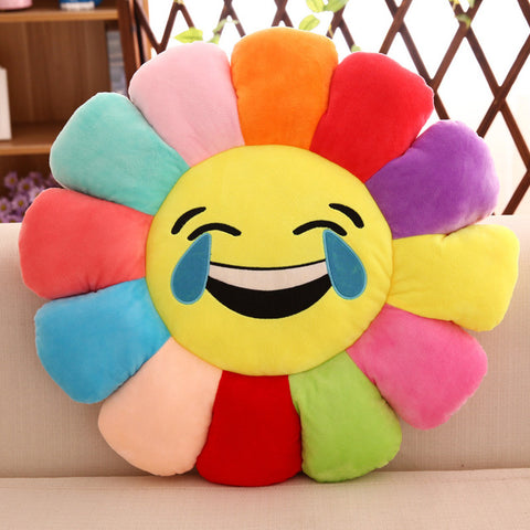 Flower Emoji Pillow