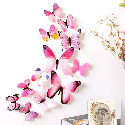 3D Butterfly Wall Decal