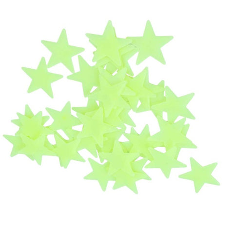 100pcs Glowing Star Wall Decal